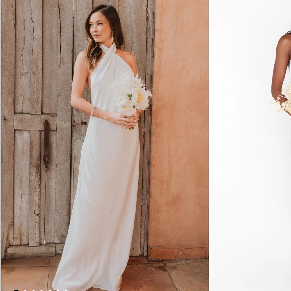 NWT Show me your Mumu long jasmine halter dress